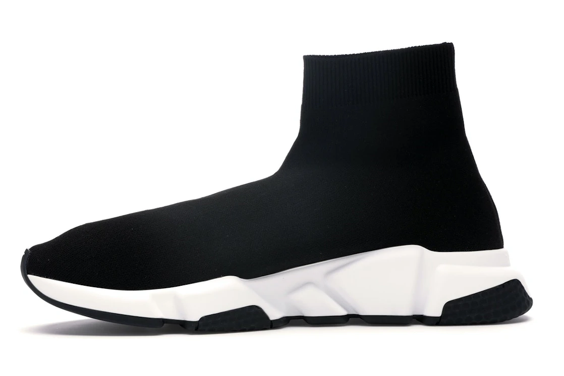 Vue 18 de Balenciaga Speed Graffiti Trainers Black White