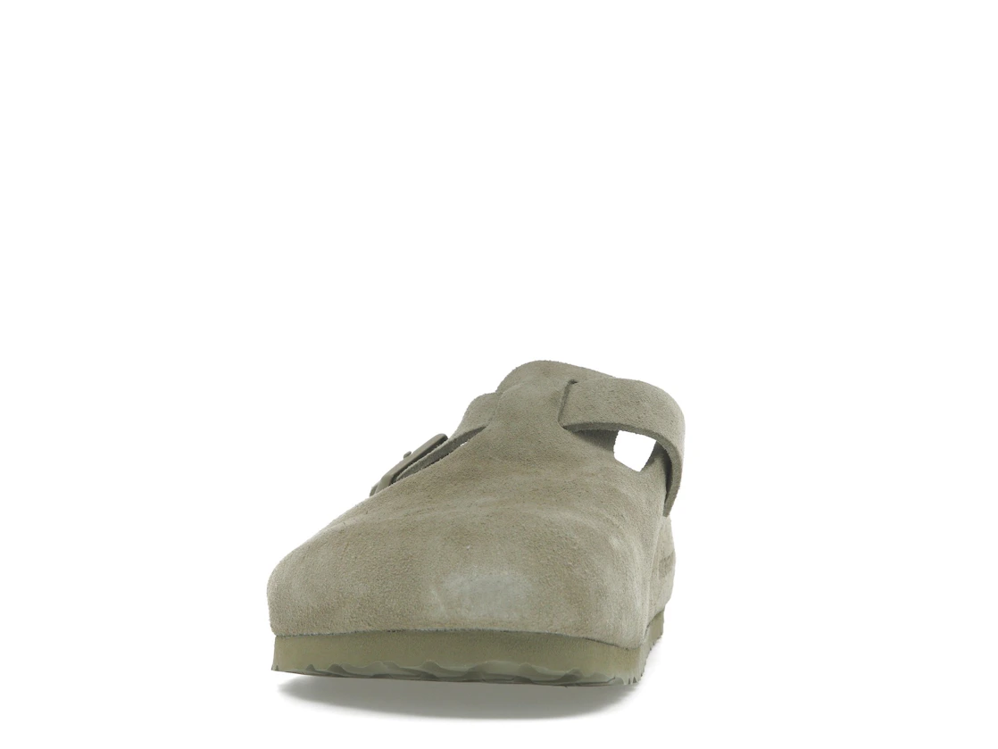 Vue 11 de Birkenstock Boston Suede Faded Khaki
