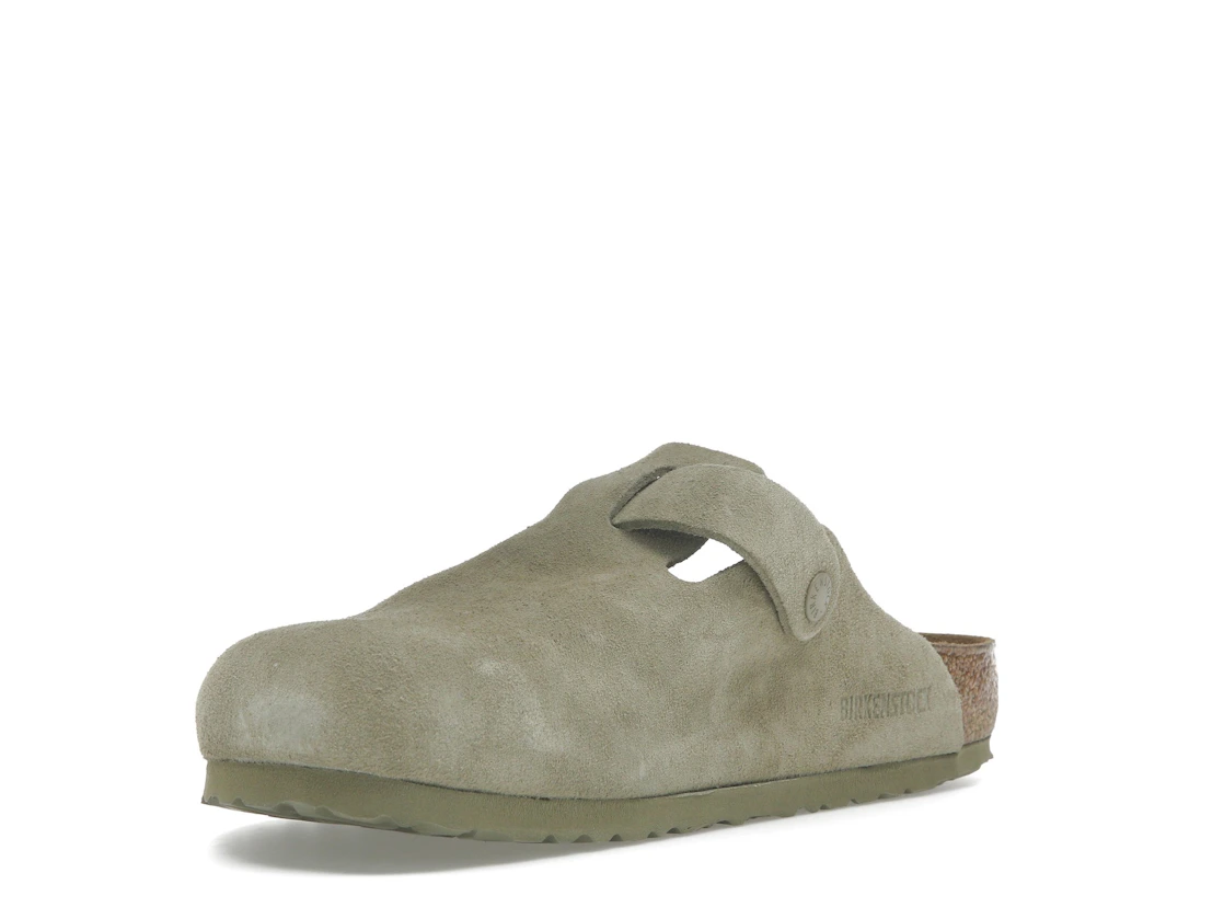 Vue 14 de Birkenstock Boston Suede Faded Khaki