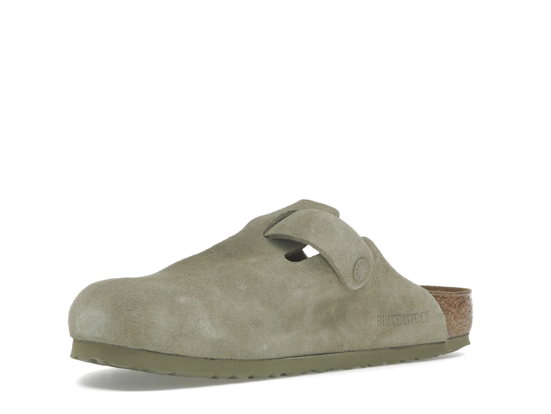 Vue 15 de Birkenstock Boston Suede Faded Khaki
