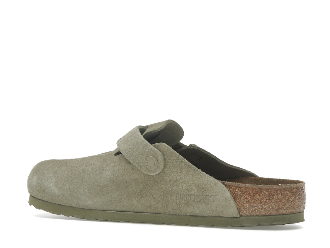 Vue 22 de Birkenstock Boston Suede Faded Khaki