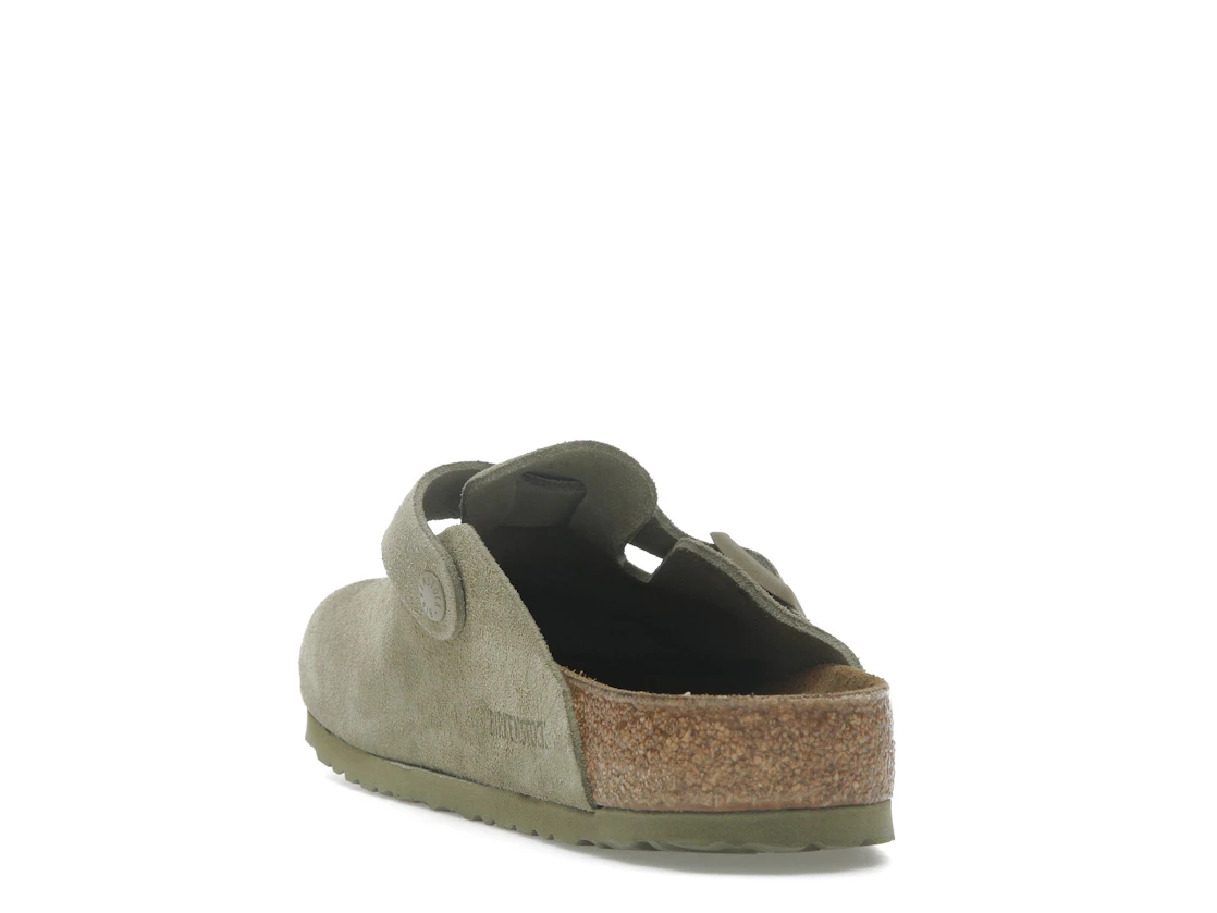 Vue 26 de Birkenstock Boston Suede Faded Khaki