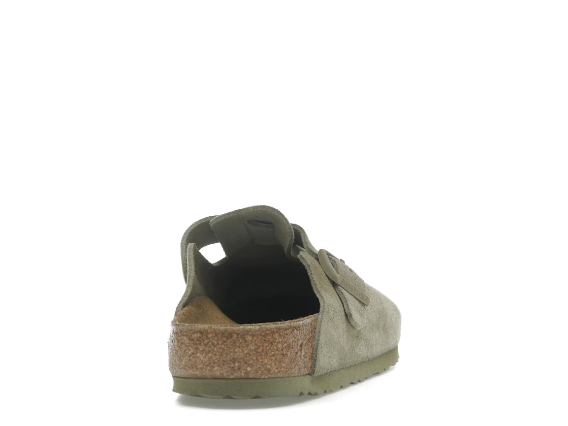 Vue 29 de Birkenstock Boston Suede Faded Khaki