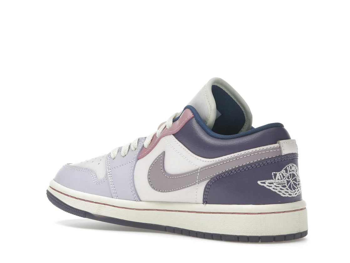 Vue 23 de Jordan 1 Low Pastel Purple 