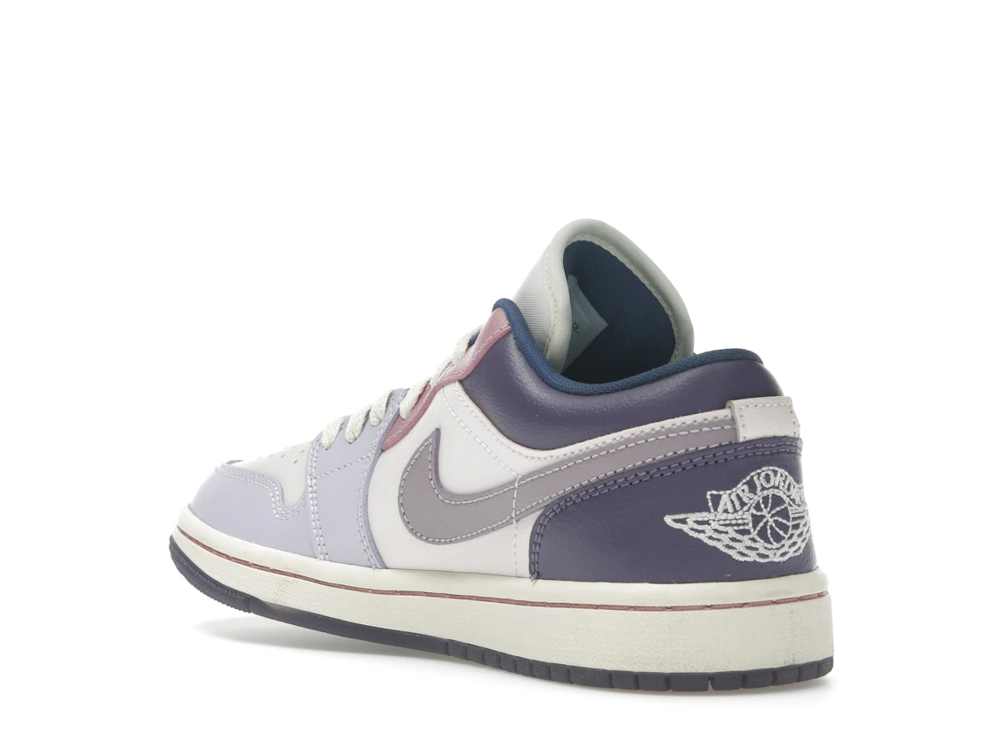 Vue 24 de Jordan 1 Low Pastel Purple 