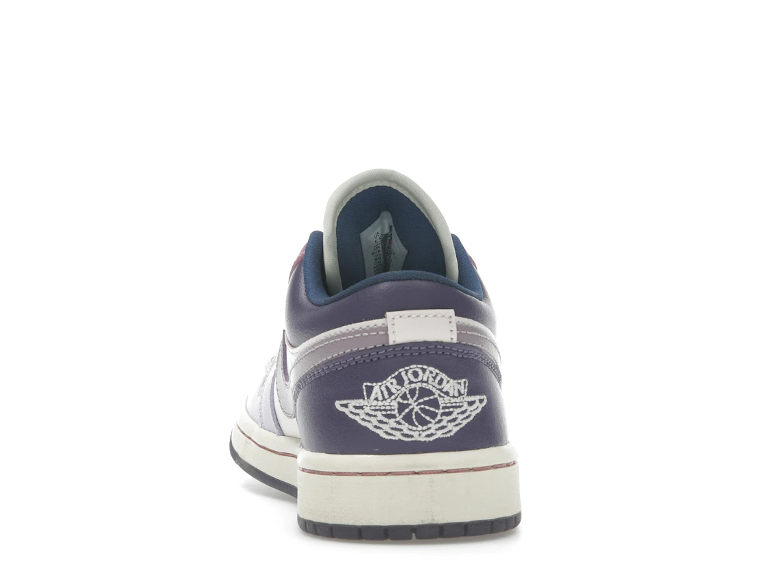 Vue 27 de Jordan 1 Low Pastel Purple 