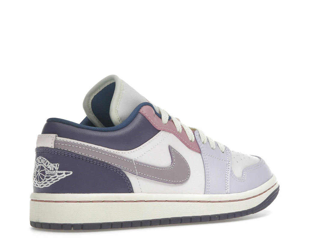 Vue 33 de Jordan 1 Low Pastel Purple 