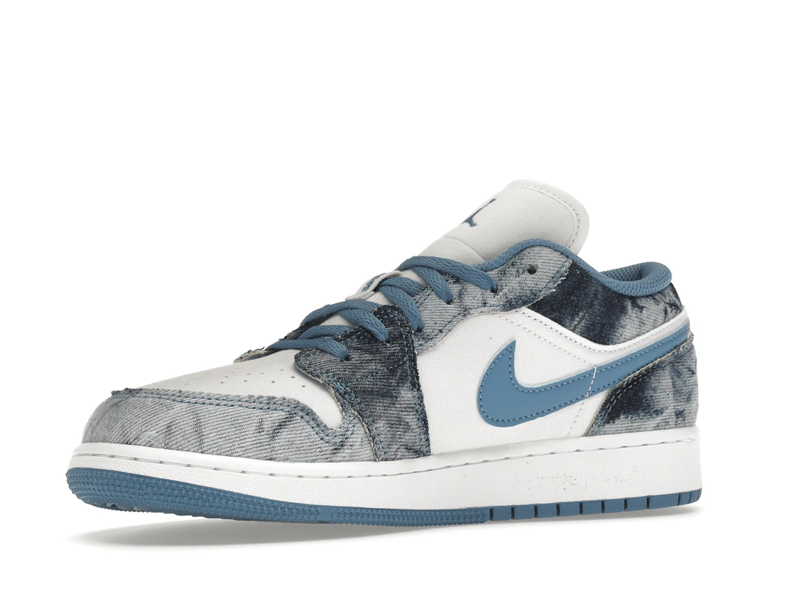 Vue 16 de Jordan 1 Low Washed Denim (GS)