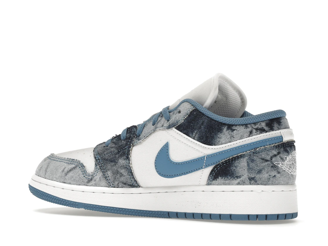 Vue 22 de Jordan 1 Low Washed Denim (GS)