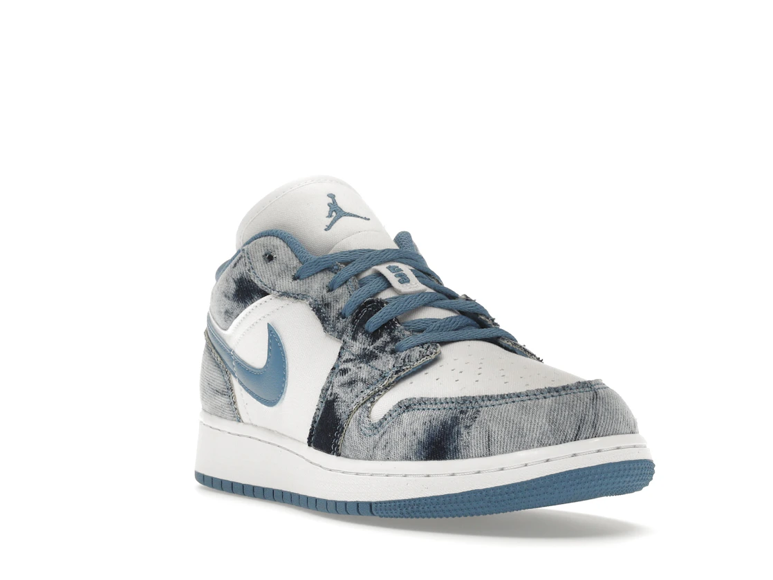 Vue 7 de Jordan 1 Low Washed Denim (GS)