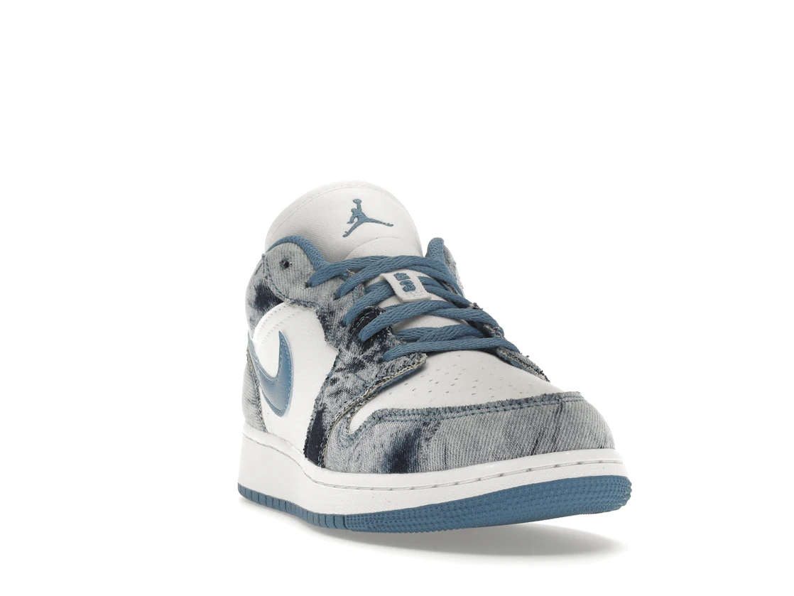 Vue 8 de Jordan 1 Low Washed Denim (GS)