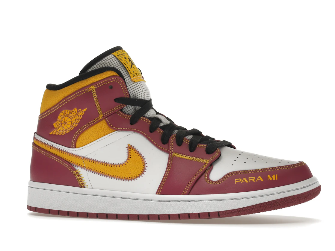 Vue 3 de Jordan 1 Mid Dia de los Muertos