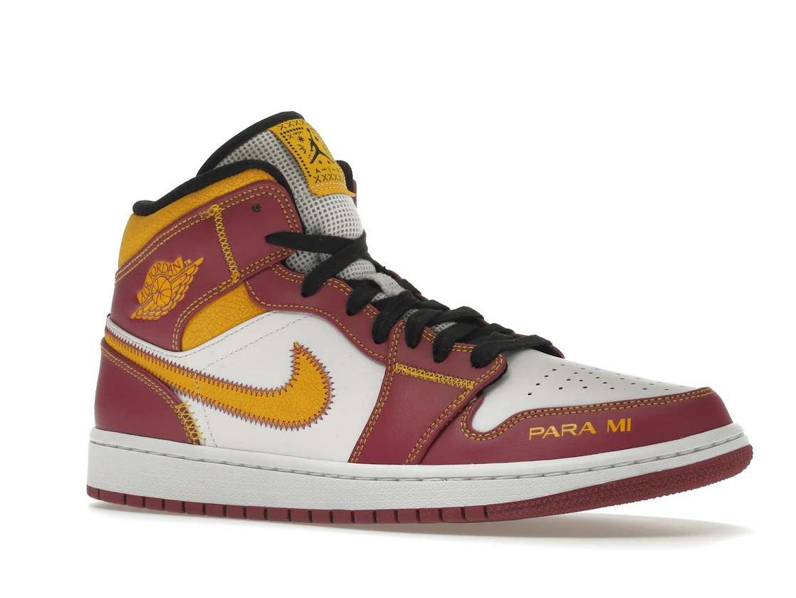 Vue 4 de Jordan 1 Mid Dia de los Muertos