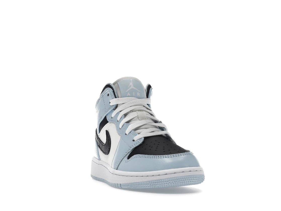 Vue 8 de Jordan 1 Mid Ice Blue (2022) (GS)