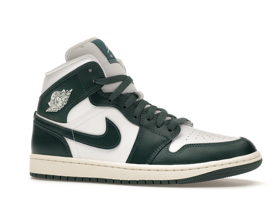 Vue 3 de Jordan 1 Mid Oxidised Green 