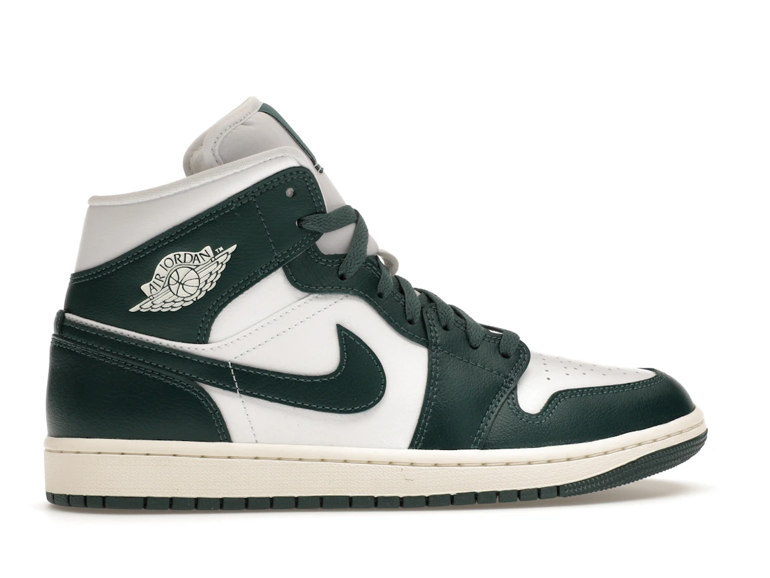 Vue 36 de Jordan 1 Mid Oxidised Green 