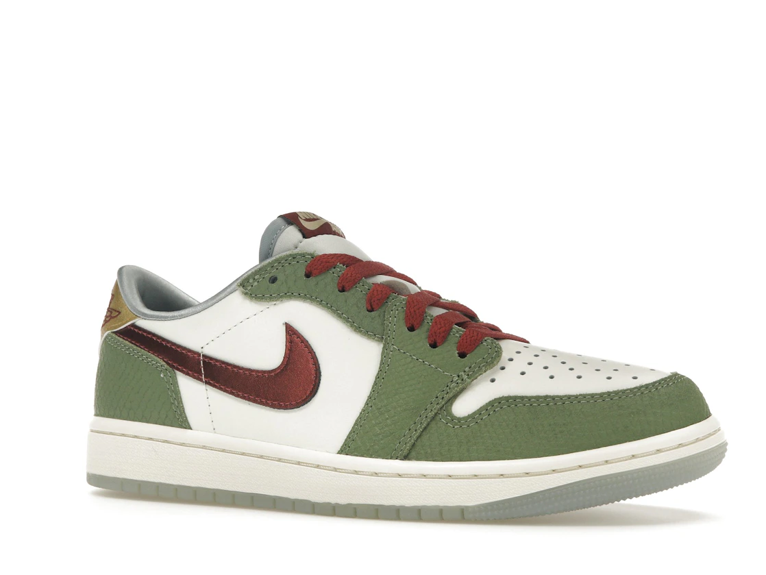 Vue 4 de Jordan 1 Retro Low OG Year of the Dragon (2024)