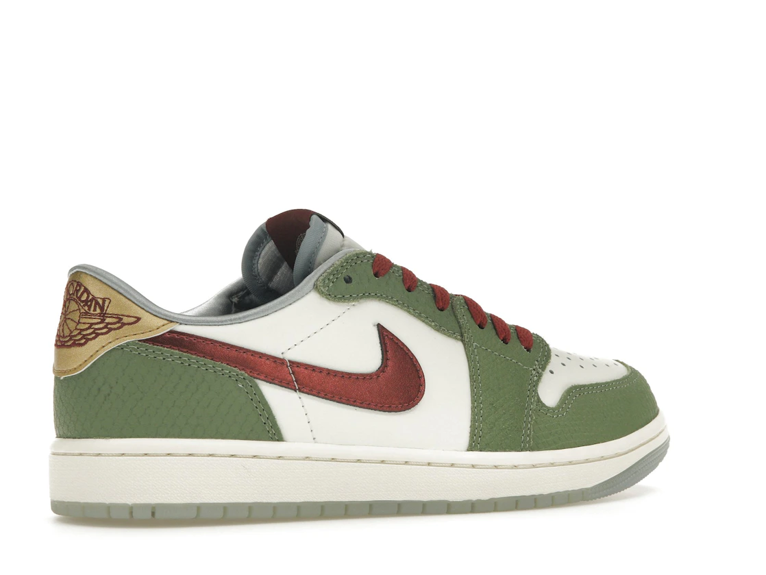 Vue 34 de Jordan 1 Retro Low OG Year of the Dragon (2024)