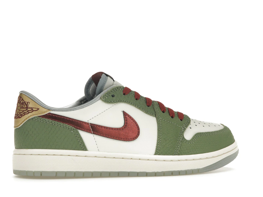 Vue 35 de Jordan 1 Retro Low OG Year of the Dragon (2024)