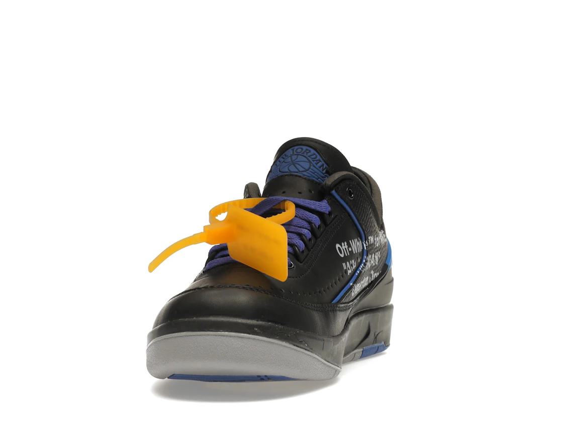 Vue 12 de Jordan 2 Retro Low SP Off-White Black Blue