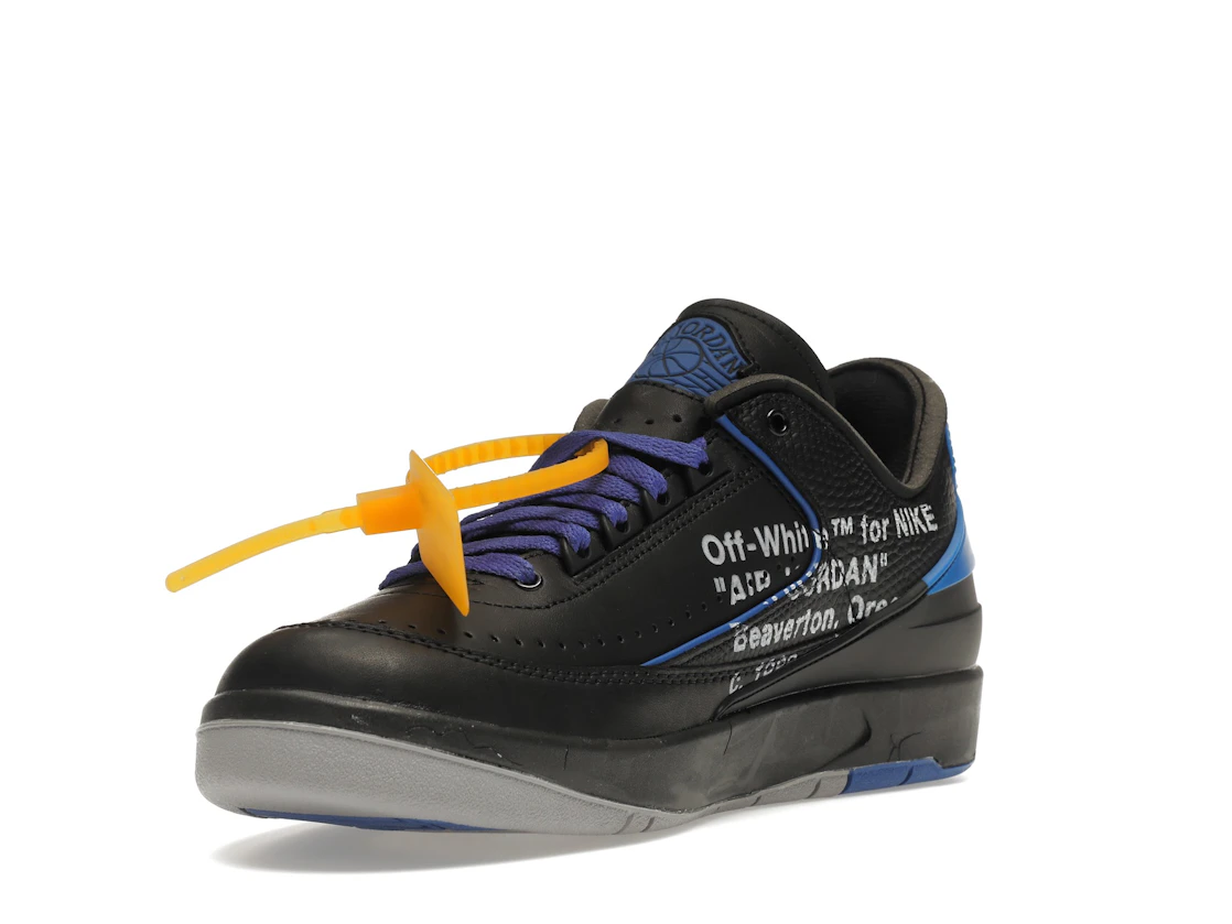 Vue 14 de Jordan 2 Retro Low SP Off-White Black Blue