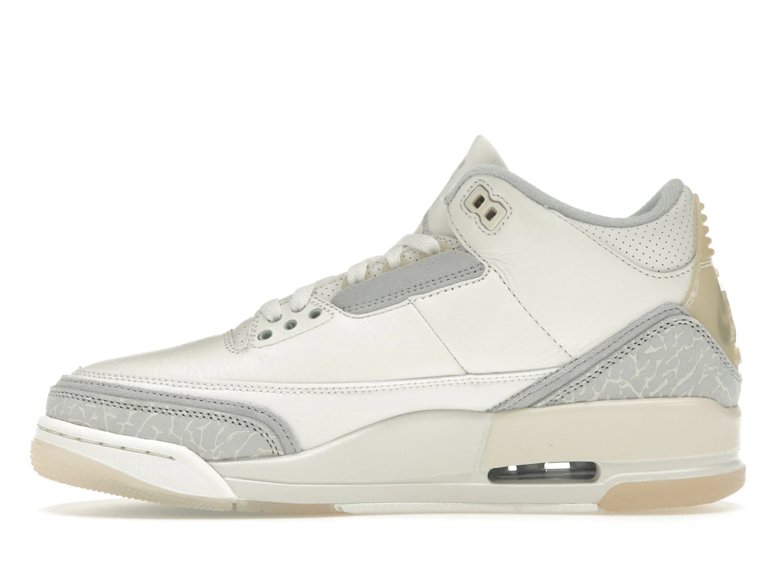 Vue 19 de Jordan 3 Retro Craft Ivory