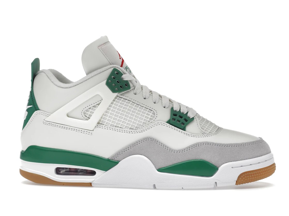 Vue 2 de Jordan 4 Retro SB Pine Green