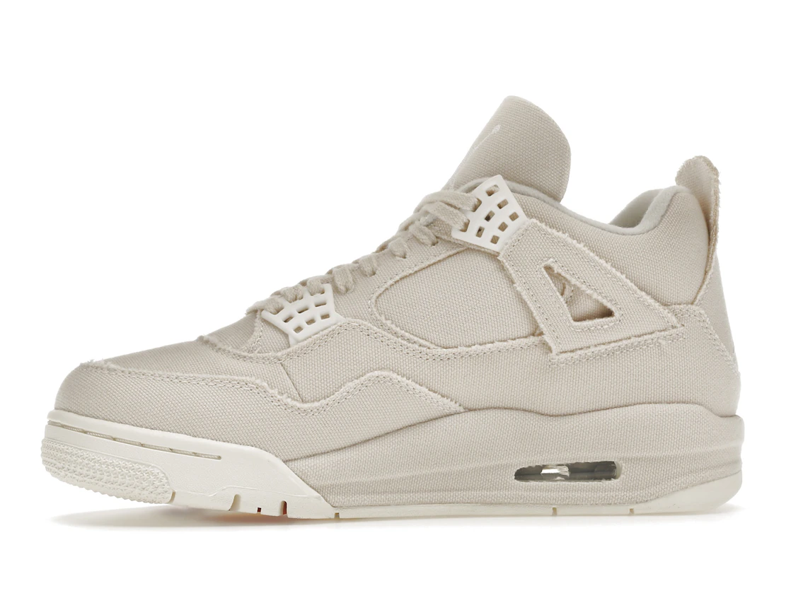 Vue 18 de Jordan 4 Retro Blank Canvas 