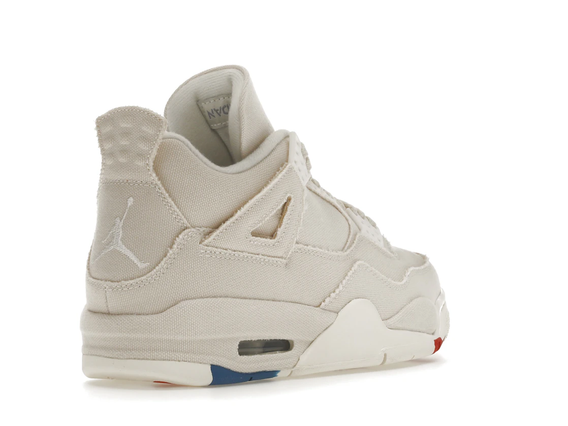 Vue 32 de Jordan 4 Retro Blank Canvas 