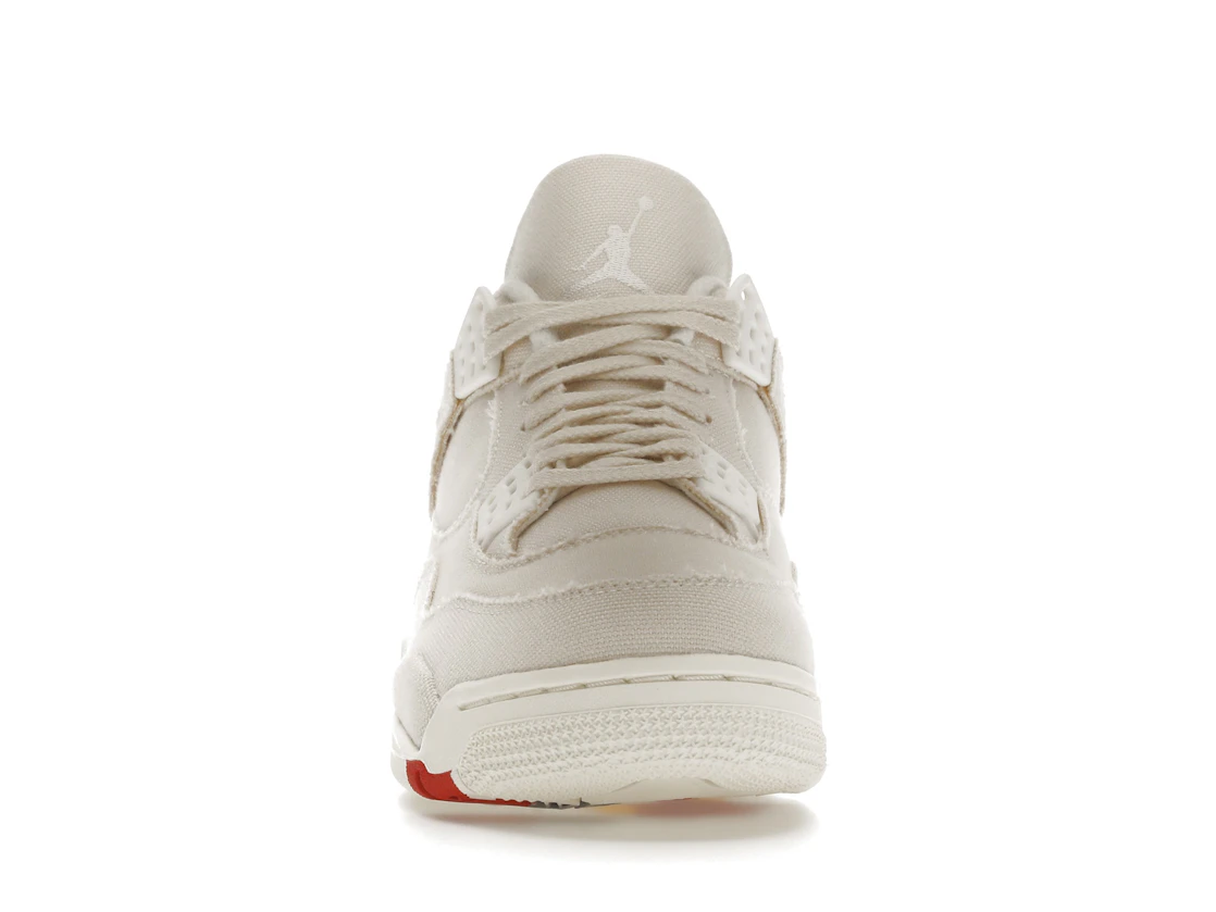 Vue 10 de Jordan 4 Retro Blank Canvas 