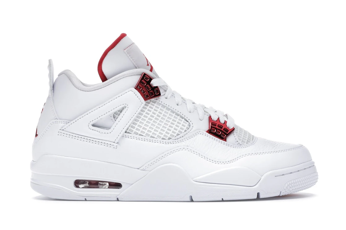 Vue 1 de Jordan 4 Retro Metallic Red