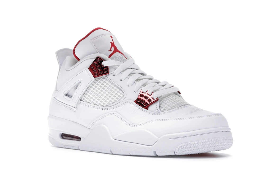 Vue 5 de Jordan 4 Retro Metallic Red