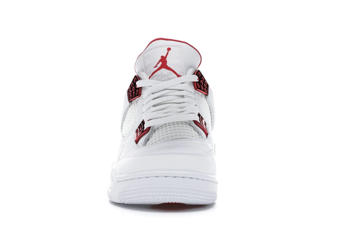 Vue 10 de Jordan 4 Retro Metallic Red