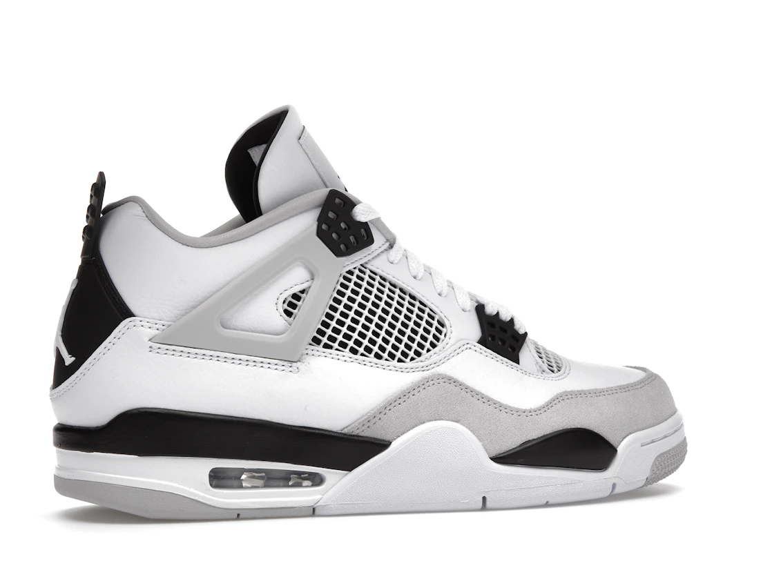 Vue 35 de Jordan 4 Retro Military Black