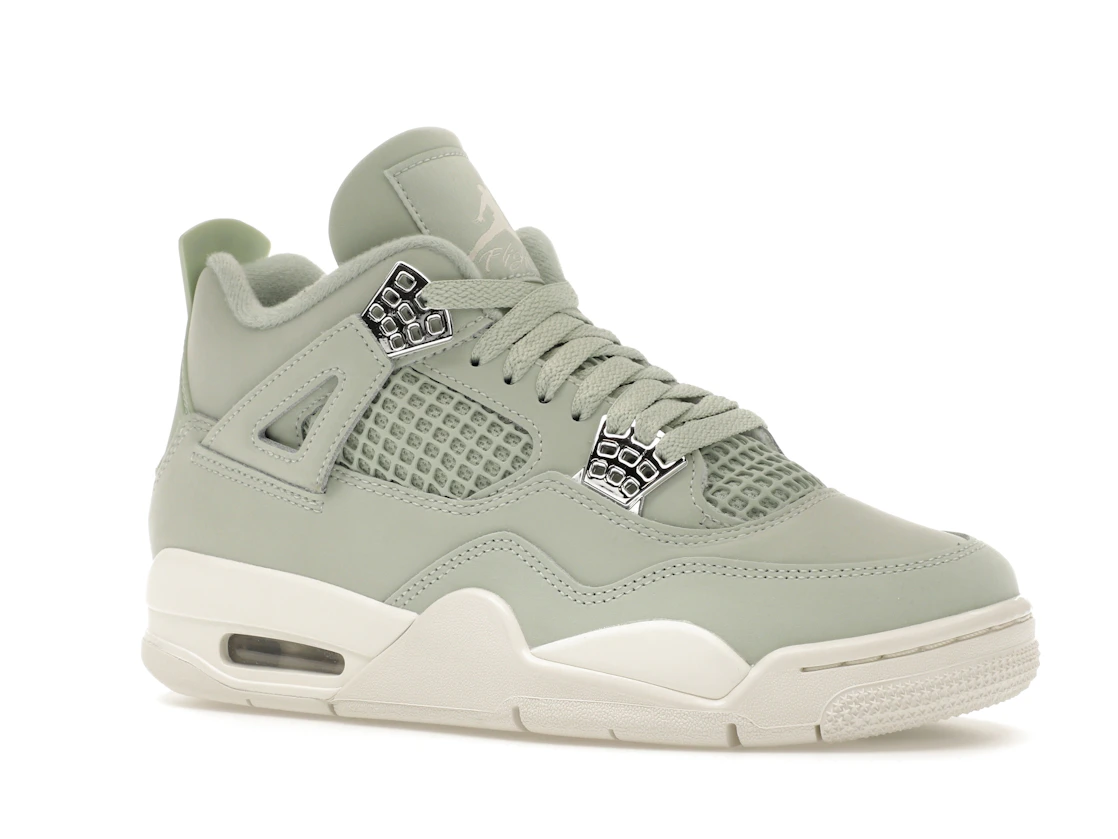 Vue 4 de Jordan 4 Retro Seafoam Sail 