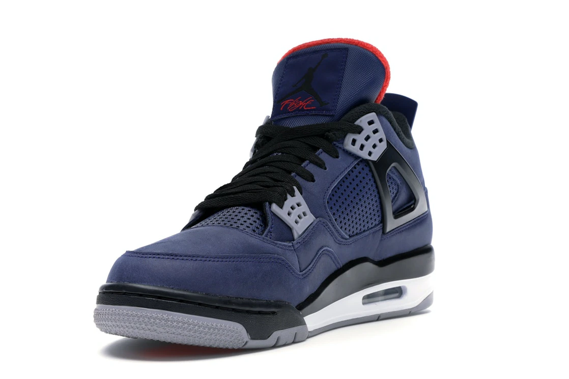 Vue 13 de Jordan 4 Retro Winterized Loyal Blue