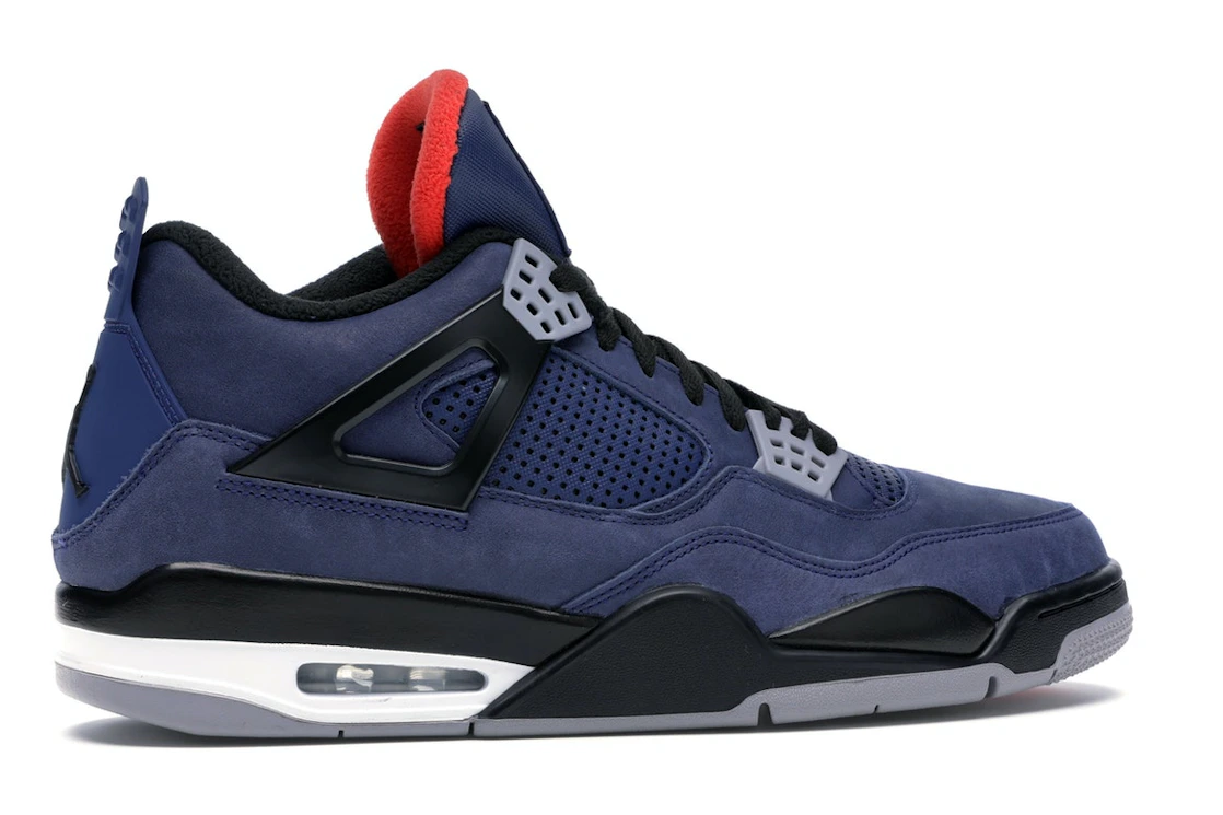 Vue 35 de Jordan 4 Retro Winterized Loyal Blue