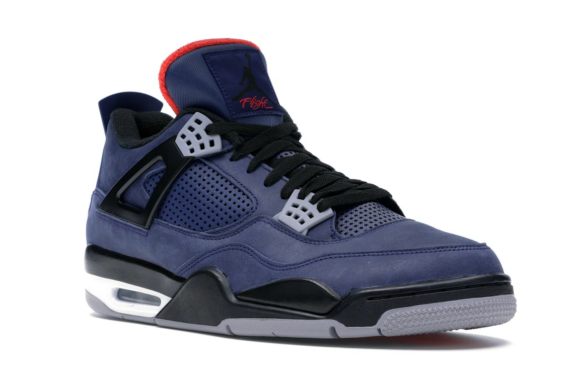 Vue 5 de Jordan 4 Retro Winterized Loyal Blue