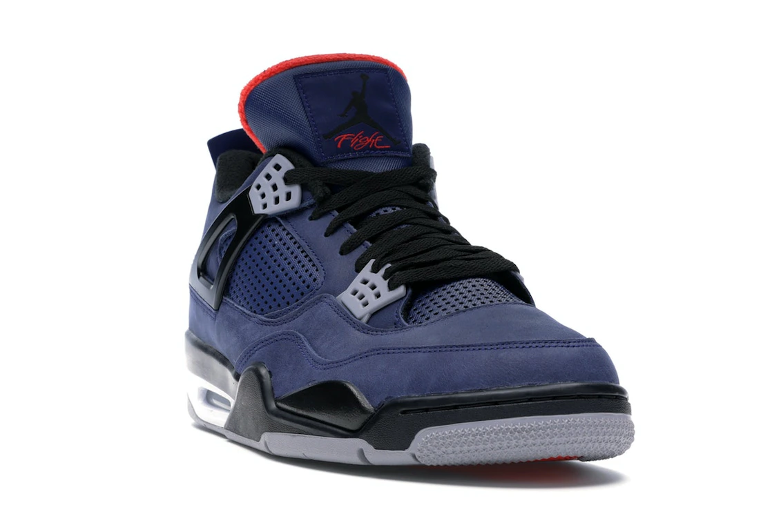 Vue 7 de Jordan 4 Retro Winterized Loyal Blue