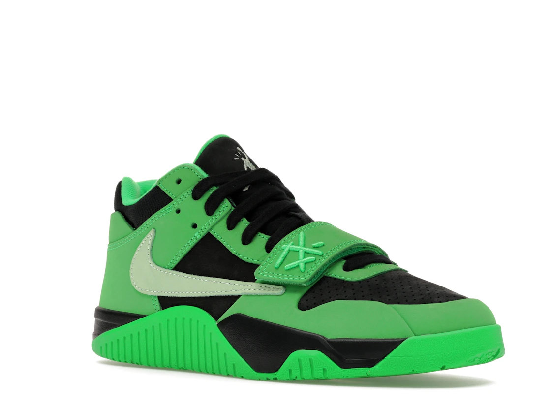 Vue 5 de Jordan CJ1 T-Rexx Travis Scott Green Spark