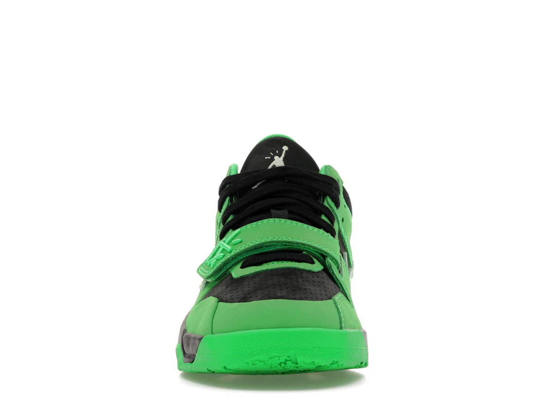 Vue 10 de Jordan CJ1 T-Rexx Travis Scott Green Spark