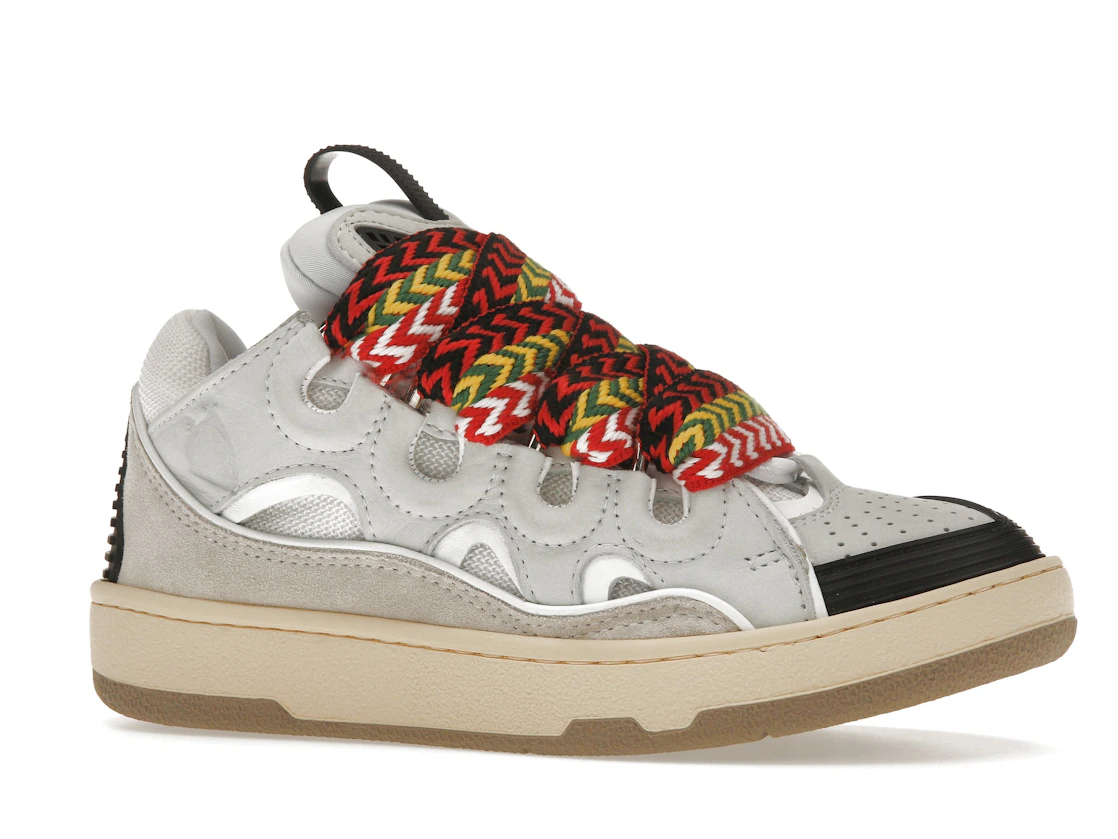 Vue 3 de Lanvin Leather Curb White Black Gum 