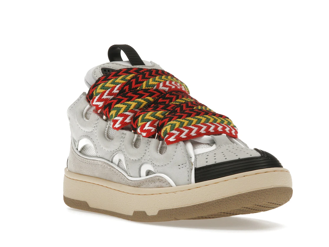 Vue 6 de Lanvin Leather Curb White Black Gum 