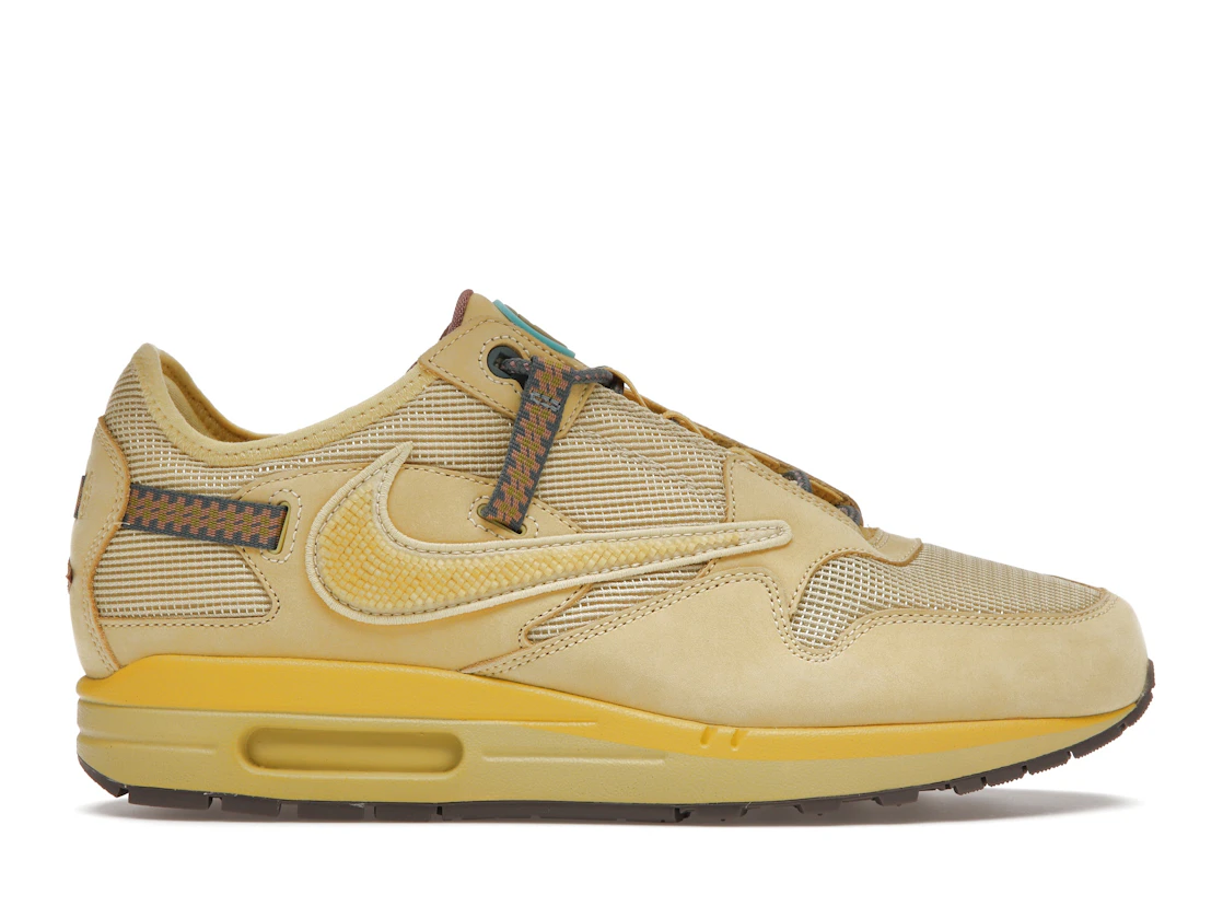 Vue 1 de Nike Air Max 1 Travis Scott Cactus Jack Saturn Gold