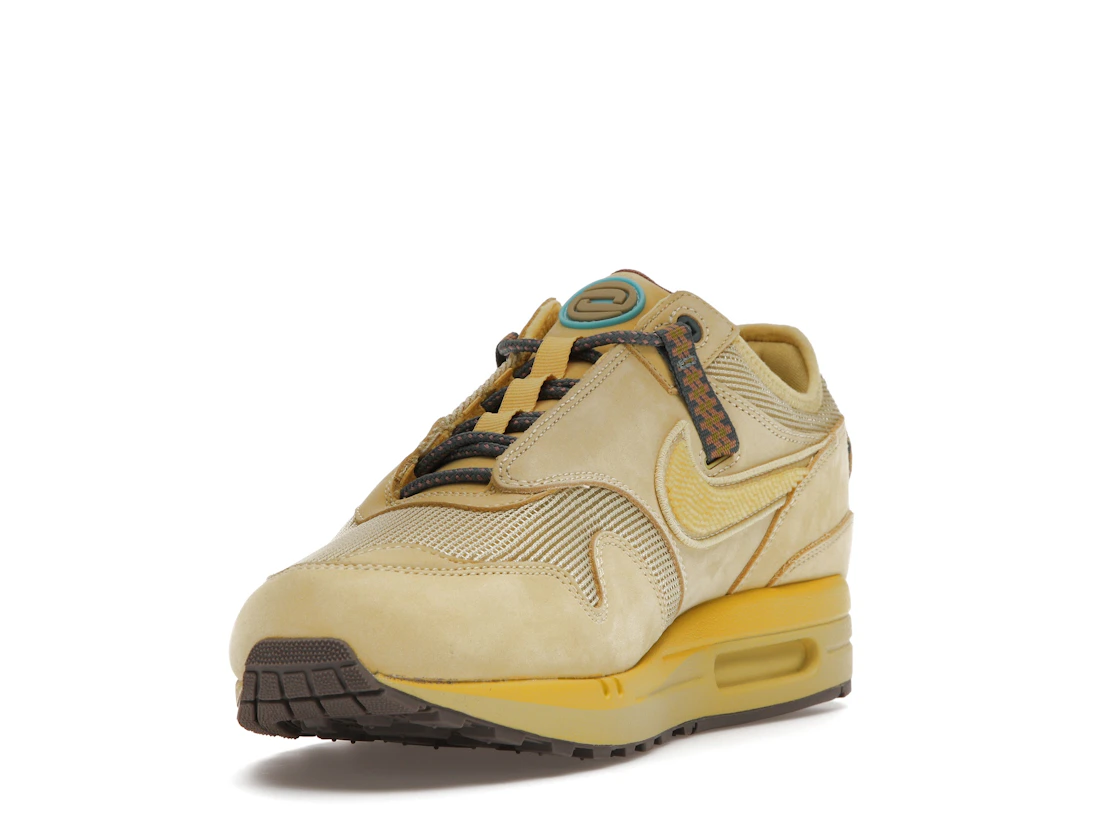 Vue 13 de Nike Air Max 1 Travis Scott Cactus Jack Saturn Gold
