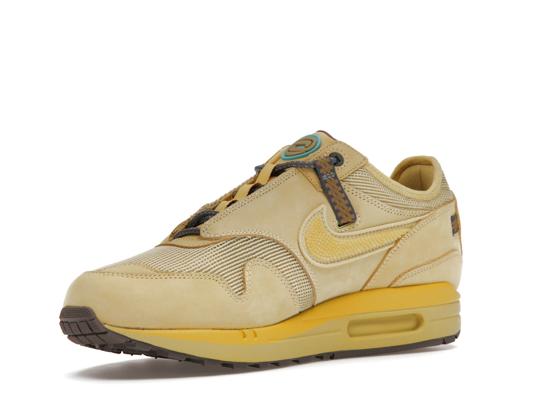 Vue 15 de Nike Air Max 1 Travis Scott Cactus Jack Saturn Gold