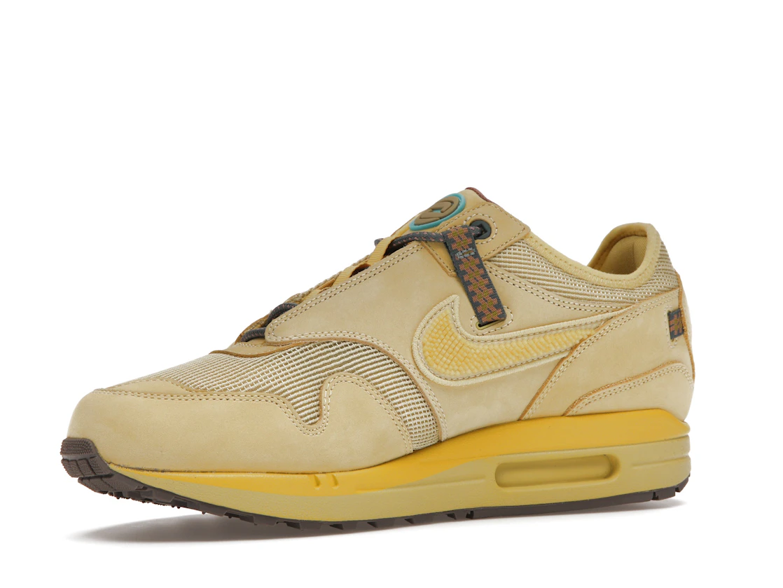Vue 16 de Nike Air Max 1 Travis Scott Cactus Jack Saturn Gold