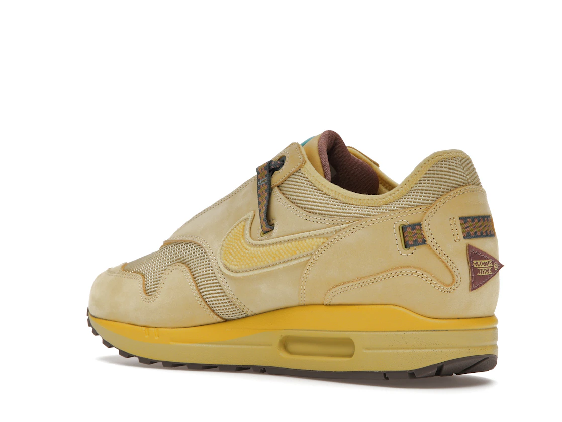 Vue 23 de Nike Air Max 1 Travis Scott Cactus Jack Saturn Gold