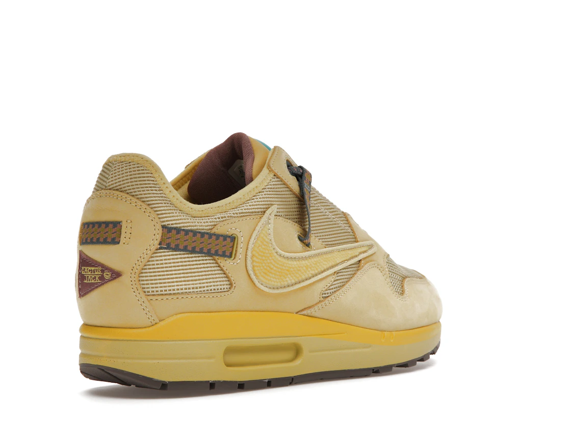 Vue 32 de Nike Air Max 1 Travis Scott Cactus Jack Saturn Gold