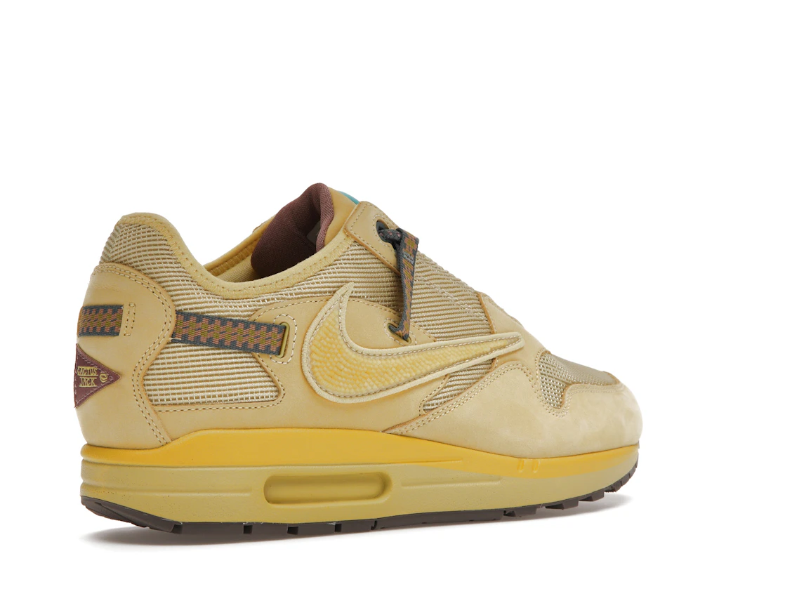 Vue 33 de Nike Air Max 1 Travis Scott Cactus Jack Saturn Gold